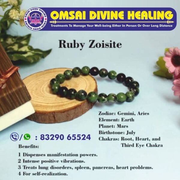 Ruby Zoisite Bracelet